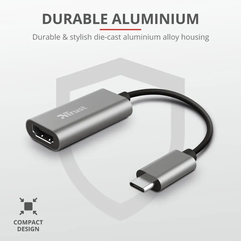 Адаптер, TRUST Dalyx USB-C HDMI Adapter - image 7