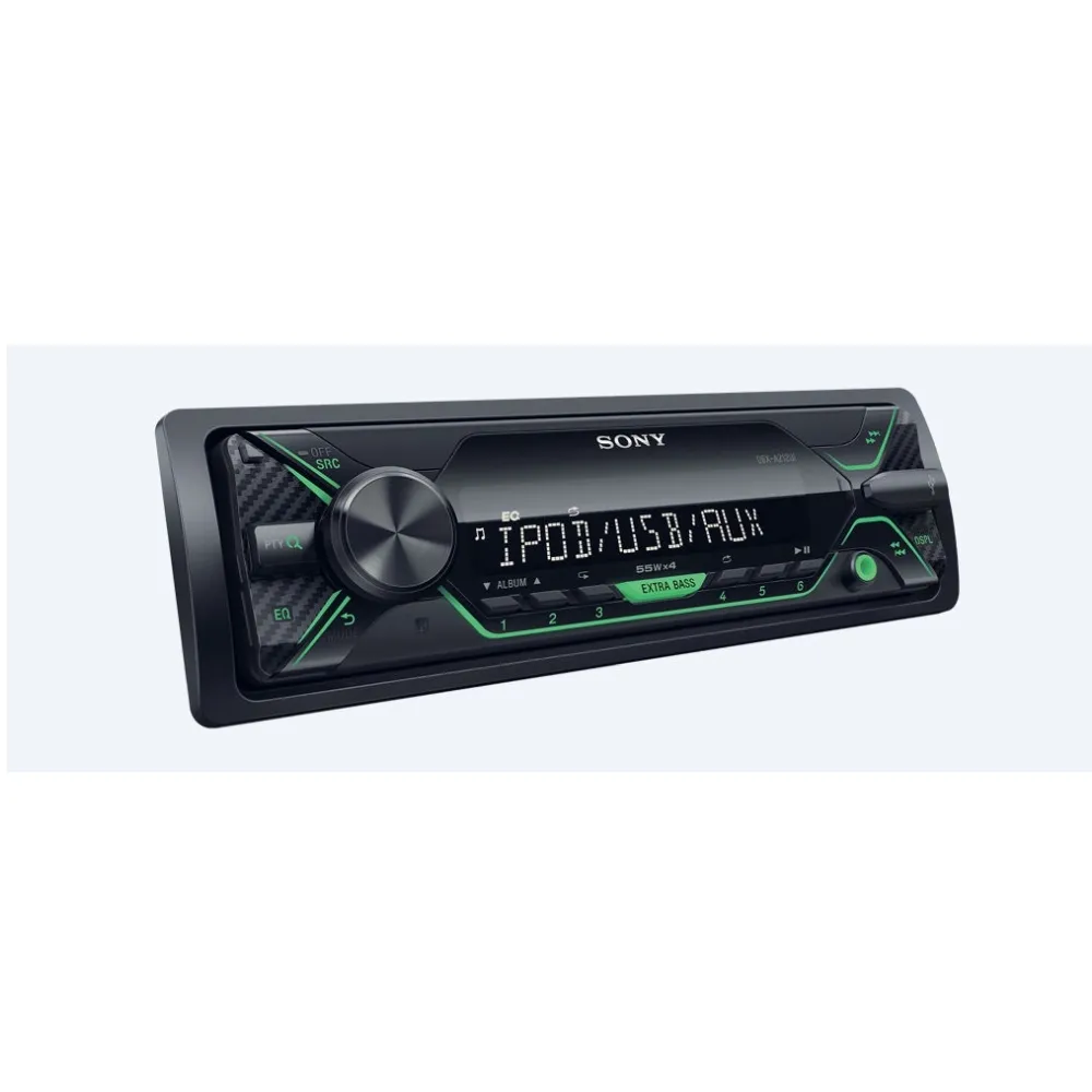 Рисийвър, Sony DSX-A212UI In-car Media Receiver with USB, Green illumination - image 1