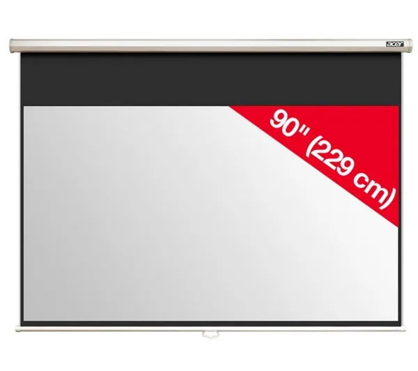 Екран, Acer M90-W01MG Projection Screen 90'' (16:9) Wall & Ceiling Gray Manual