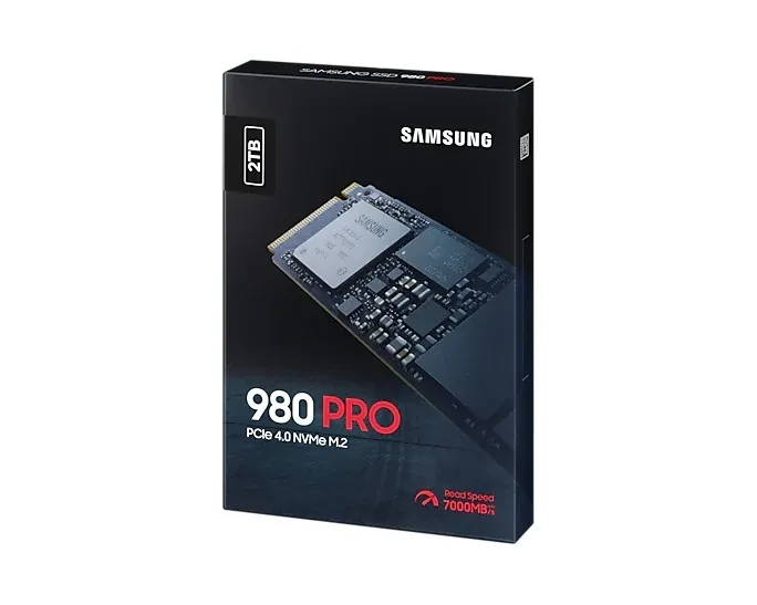 Твърд диск, Samsung SSD 980 PRO 2TB Int. PCIe Gen 4.0 x4 NVMe 1.3c, V-NAND 3bit MLC, Read up to 7000 MB/s, Write up to 5100 MB/s, Elpis Controller, Cache Memory 2GB DDR4 - image 3