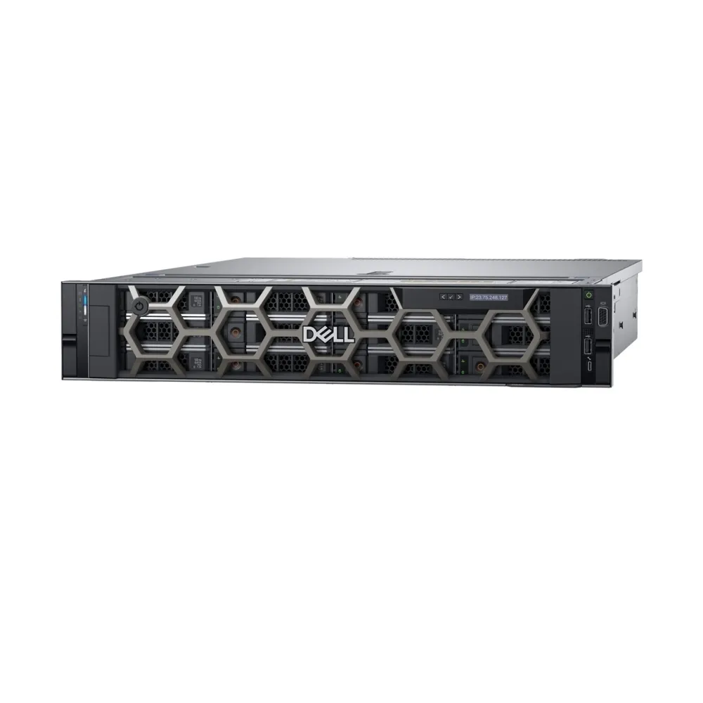 Сървър, Dell PowerEdge R540, Intel Xeon Silver 4210R (2.4G, 10C, 13.75M), 16GB 3200 RDIMM, 480GB SSD, PERC H730P, iDRAC9 Enterprise, Redundant PS (1+1) 495W, Chassis 12 x 3.5" Hot Plug, 3Y Basic NBD - image 1