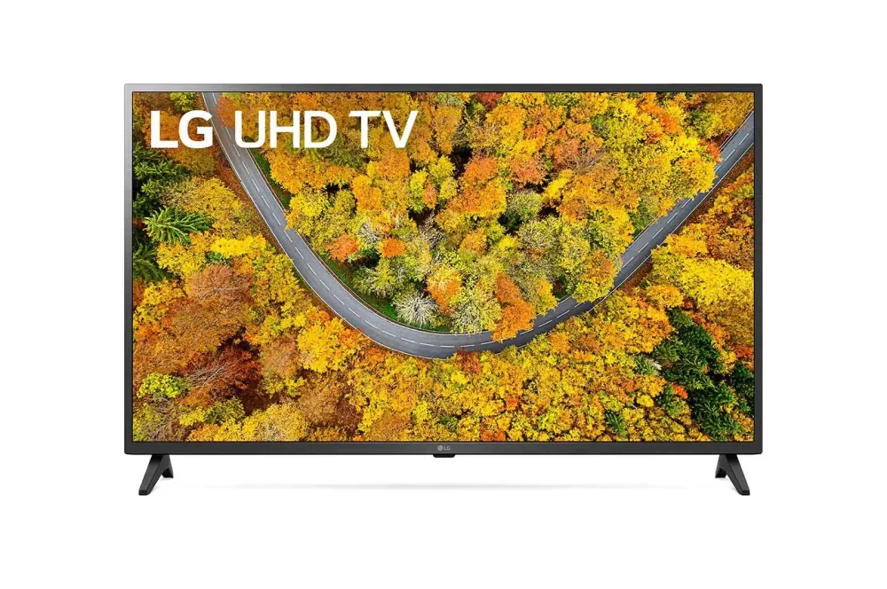 Телевизор, LG 55UP75003LF, 55" 4K IPS UltraHD TV 3840 x 2160, DVB-T2/C/S2, webOS Smart TV, ThinQ AI, Quad Core Processor 4K, WiFi 802.11ac, HDR10, HLG, AI Sound, Voice Controll, Miracast / AirPlay 2,  HDMI, CI, LAN, USB, Bluetooth, 2 pole Stand, Dark Gray