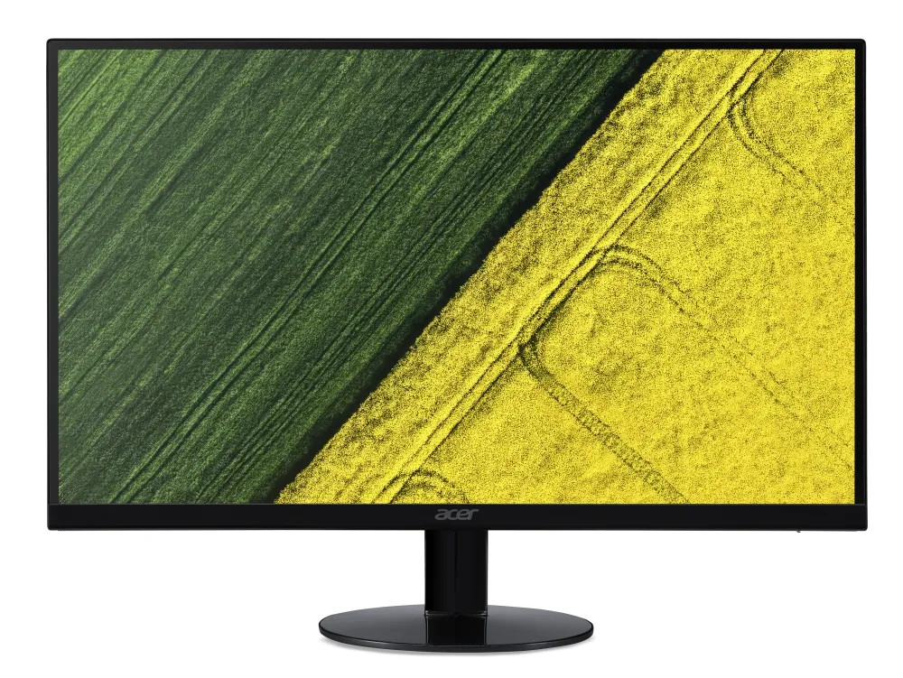 Монитор, Acer SA240YAbi, 23.8" Wide IPS LED, ZeroFrame, AG, Ultra-thin, FreeSync, 75Hz, 4ms, 100M:1 DCR, 250 cd/m2, 1920x1080 FullHD, VGA, HDMI,Tilt, Black