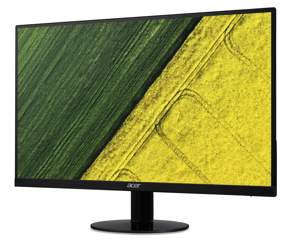 Монитор, Acer SA240YAbi, 23.8" Wide IPS LED, ZeroFrame, AG, Ultra-thin, FreeSync, 75Hz, 4ms, 100M:1 DCR, 250 cd/m2, 1920x1080 FullHD, VGA, HDMI,Tilt, Black - image 1