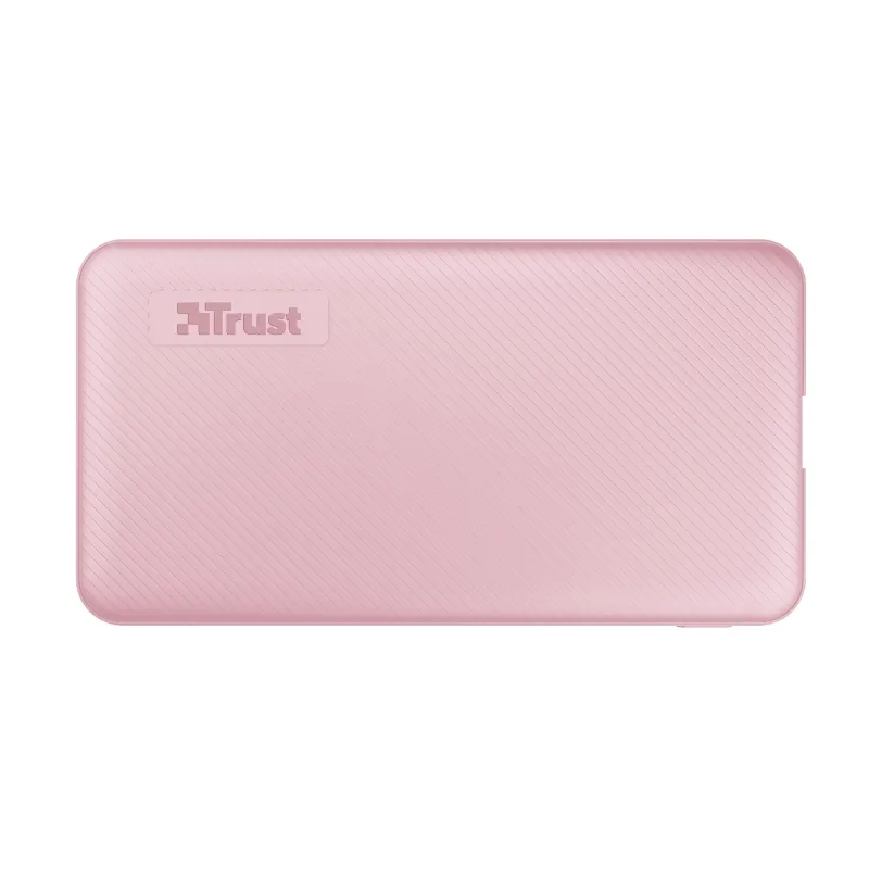 Външна батерия, TRUST Primo Fast Ultra-thin Powerbank 5000 mAh Pink - image 2