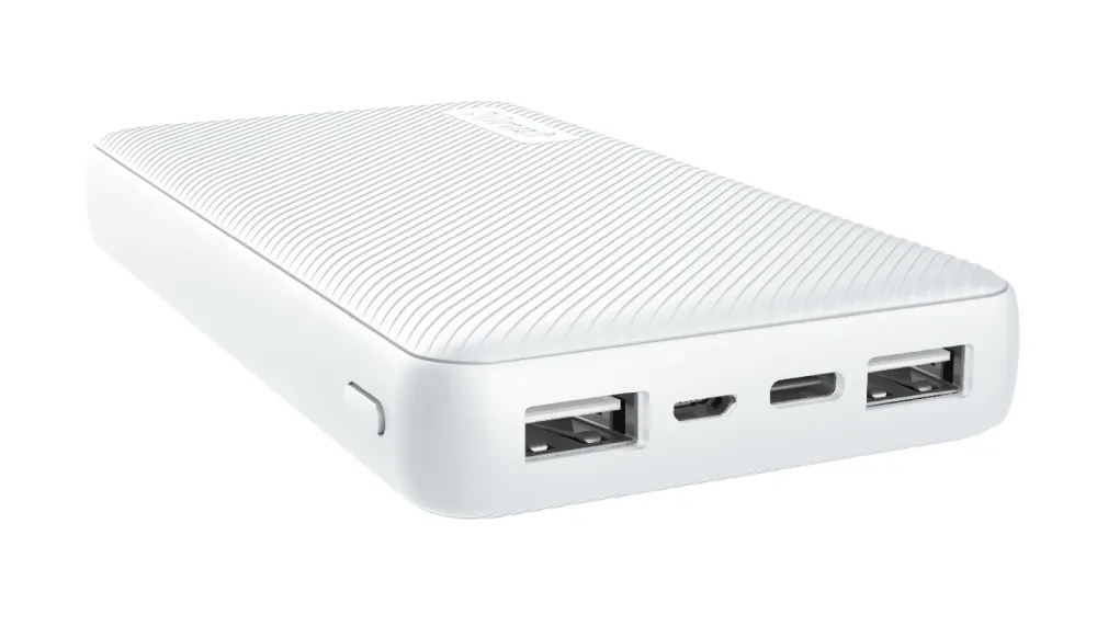Външна батерия, TRUST Primo Fast Powerbank 15000 mAh White - image 1