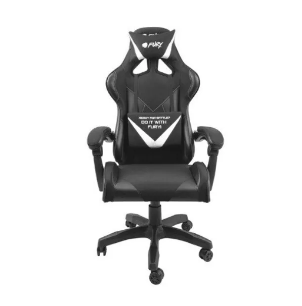Стол, Fury Gaming Chair Avenger L Black-White - image 1