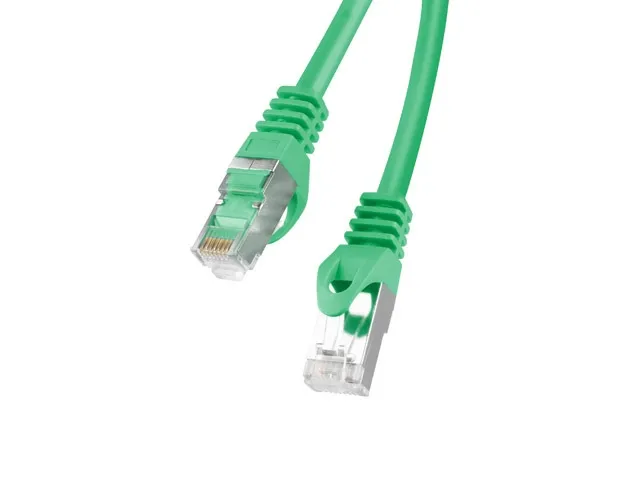 Кабел, Lanberg patch cord CAT.6 FTP 1m, green