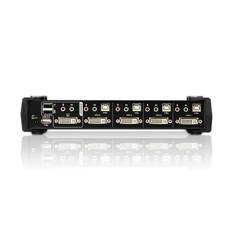 KVMP превключвател ATEN CS1784A, 4-портов, USB, DVI Dual Link, Audio - image 2