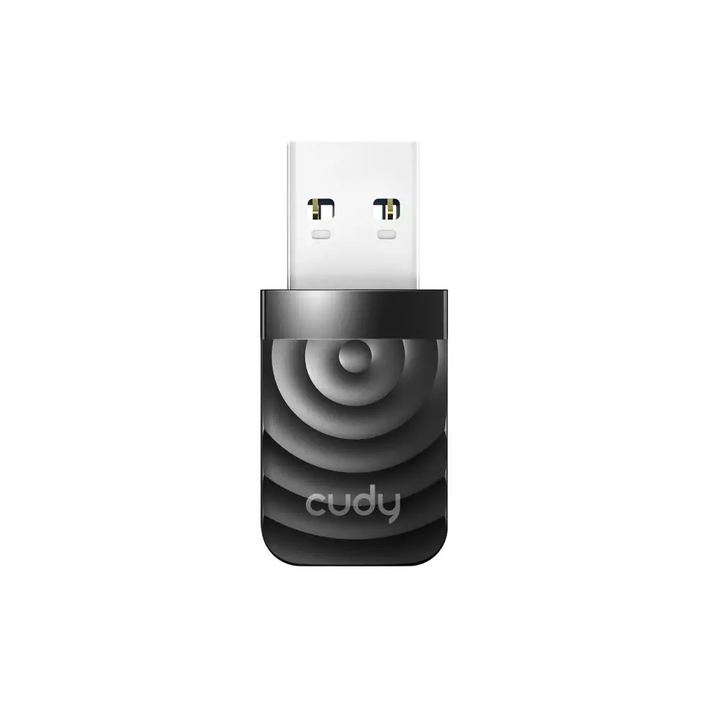 Безжичен нано адаптер Cudy WU1300S, USB 3.0, 2.4/5 Ghz, Вградена антена 2dBi - image 1