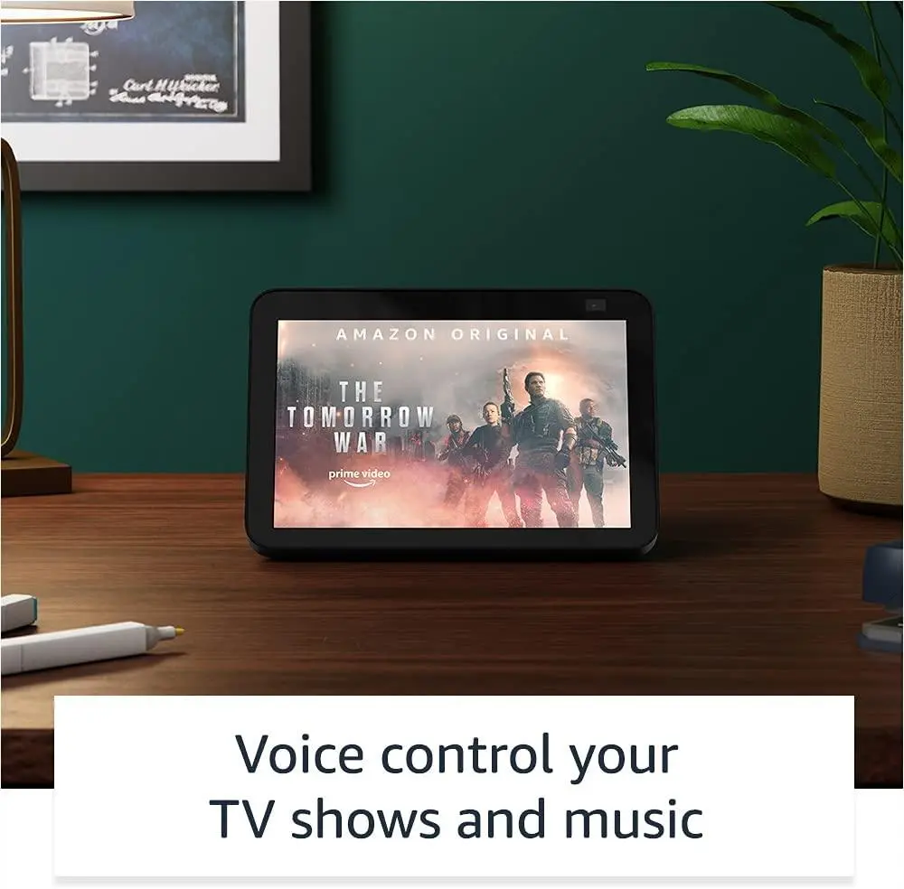 Смарт тонколона Amazon Echo Show 8 (Gen 2), Сензорен екран, Гласов асистент, Бяла - image 2