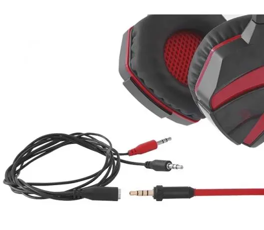 Геймърски слушалки A4TECH Bloody Combat G500, Микрофон, Черно/Червено - image 4