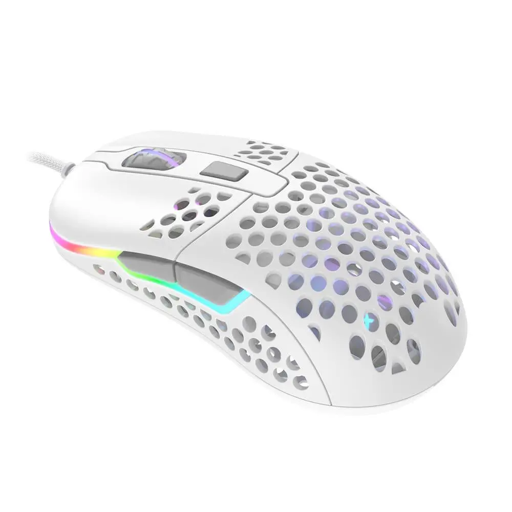 Геймърска мишка Xtrfy M42 White, RGB, Бял - image 1