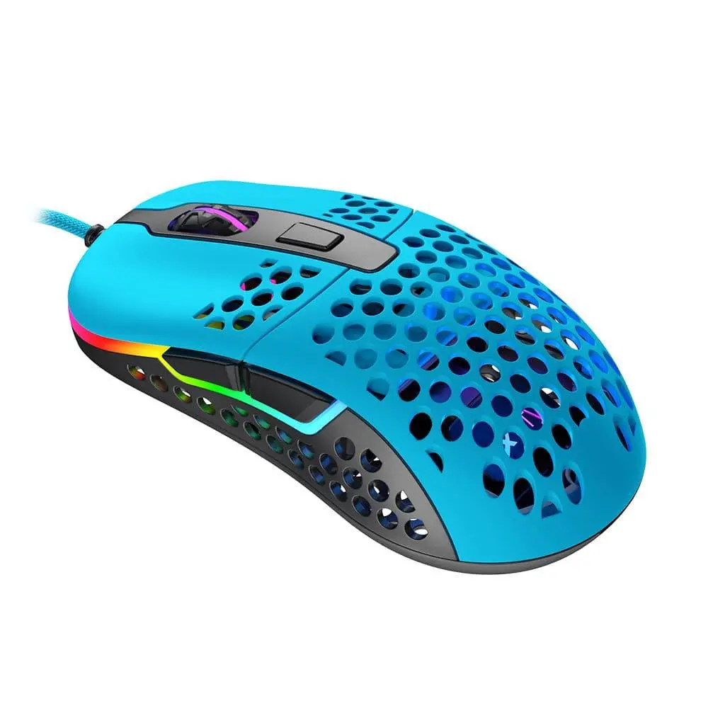 Геймърска мишка Xtrfy M42 Miami Blue, RGB, Син - image 1