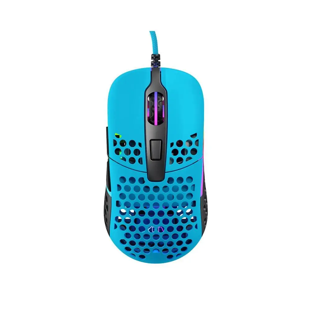 Геймърска мишка Xtrfy M42 Miami Blue, RGB, Син - image 5