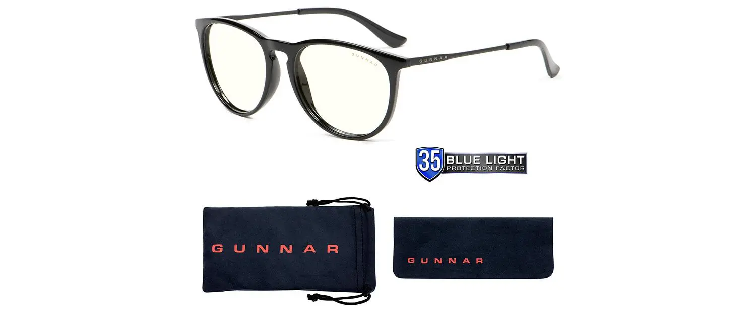 Компютърни очила GUNNAR Menlo Onyx, Clear, Черен - image 3