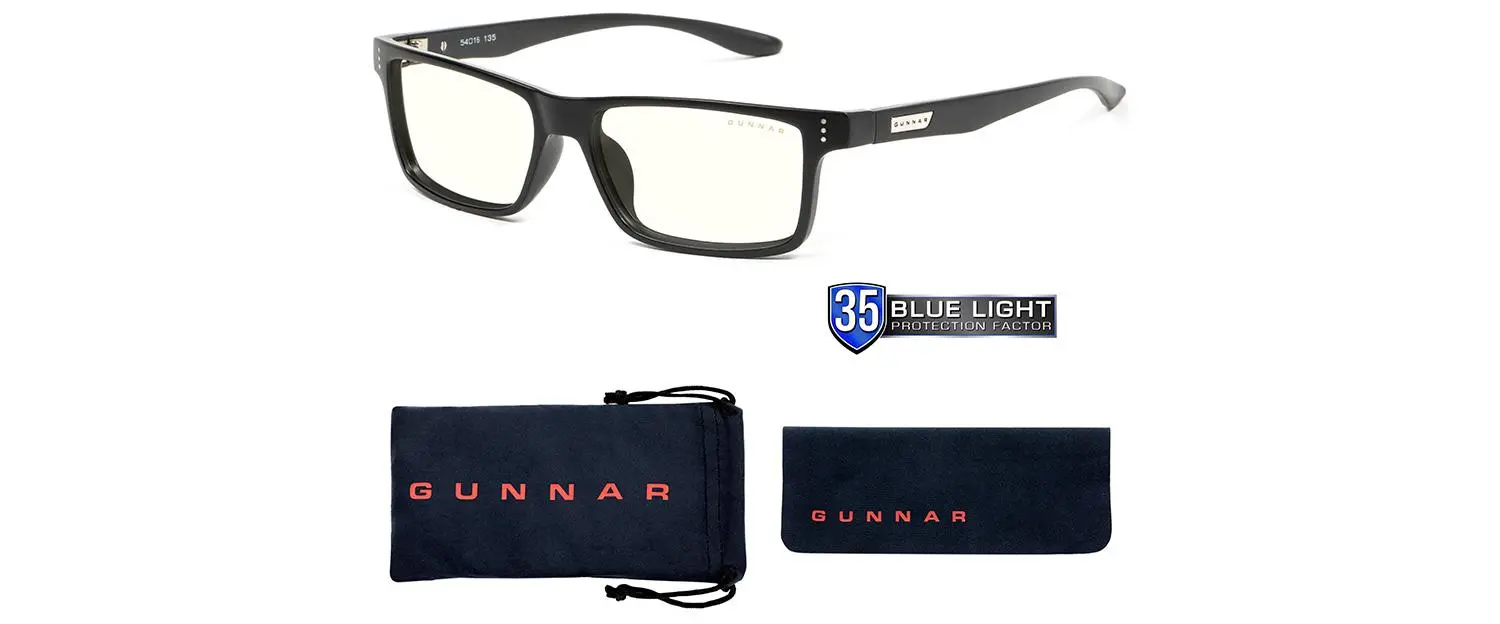 Компютърни очила GUNNAR Vertex Onyx, Clear Natural, Черен - image 3