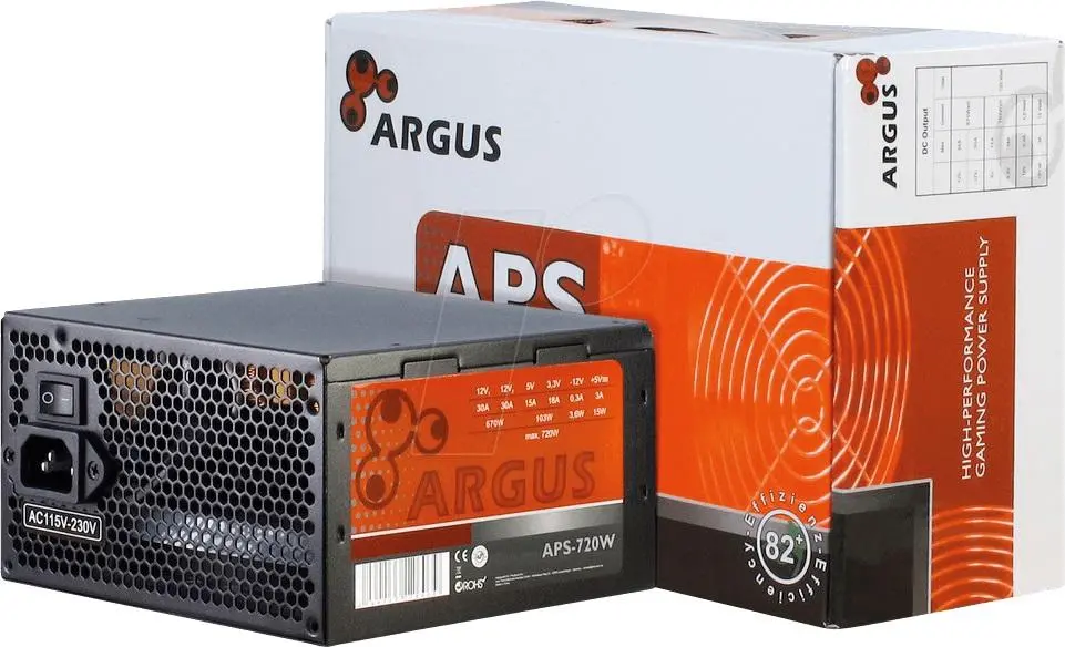 Захранващ блок Inter Tech Argus APS-720W, 720W, ATX, 80+ - image 2