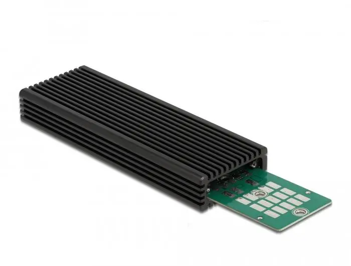 Външно чекмедже Delock за M.2 NVMe PCIe или SATA SSD, USB-C 3.2 Gen 2 - image 1