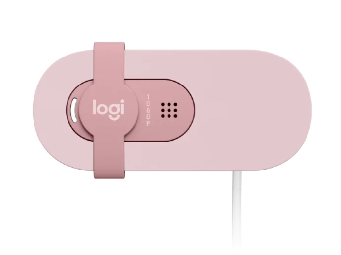 Уебкамера, Logitech Brio 100 Full HD Webcam - ROSE - USB - N/A - EMEA28-935 - WEBCAM - image 4