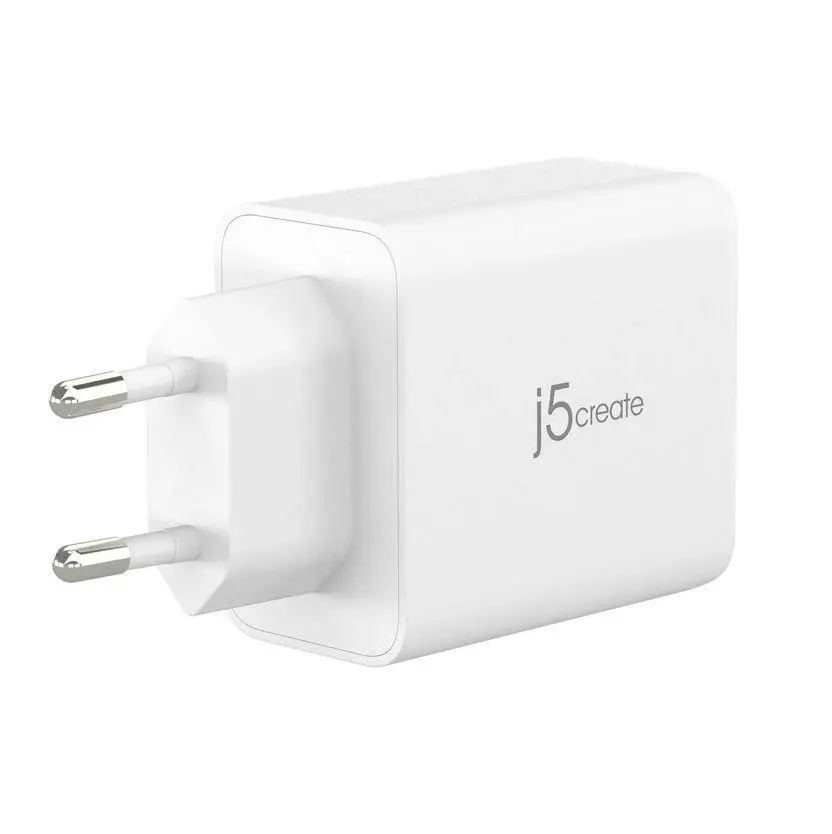 Мрежово зарядно j5create JUP3365E 65W, 3 порта, USB-C, USB-A - image 2