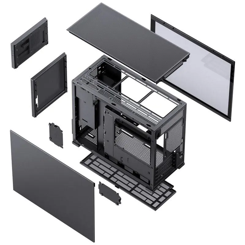 Кутия Jonsbo D31 Screen TG, mATX, Черна - image 7