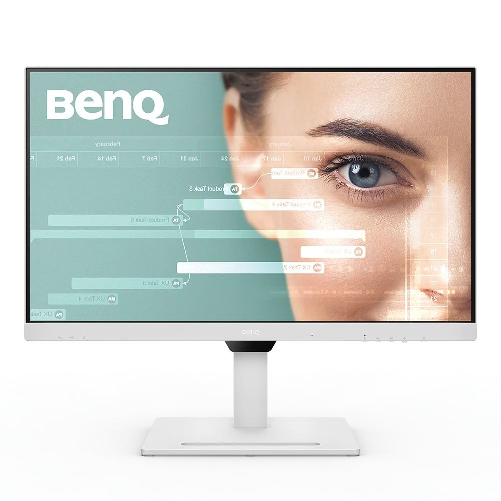 Монитор, BenQ GW2790QT 27" IPS, 5ms, QHD 2560x1440, 75Hz, 99% sRGB, Eye Reminder, Flicker-free, LBL, B.I. Gen2, ePaper, 1000:1, 20M:1 DCR, 8 bit, 350cd/m2,HDMI,DP, USB-C 60W, Daisy Chain, 3xUSB 3.2, 2Wx2, HAdj. Stand 110mm, Headph. jack, Line In,Tilt, VESA, White