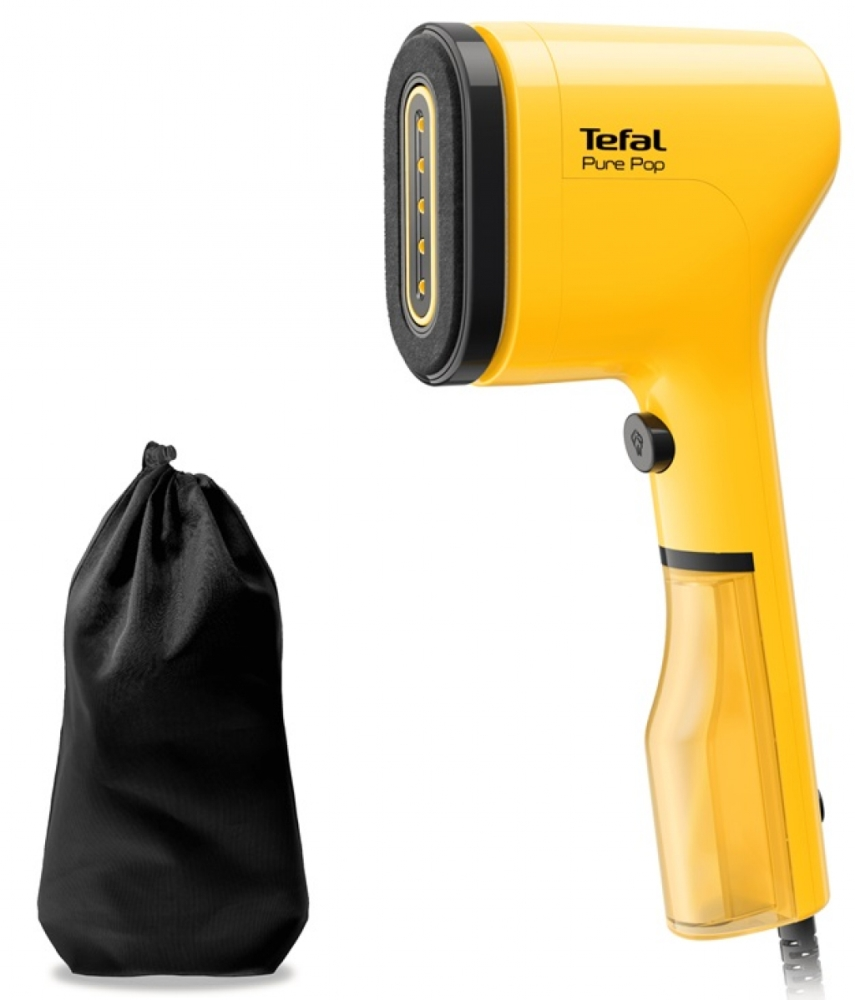 Уред за гладене с пара, Tefal DT2026E1 pure pop, yellow, 1300W, up to 20g/min, 15min heat-up, 70ml water tank, auto-off, revertible pad - image 3