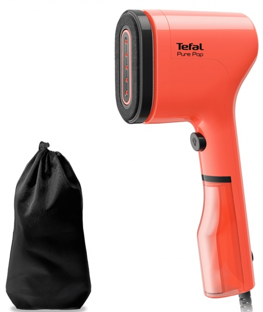 Уред за гладене с пара, Tefal DT2022E1 pure pop, coral, 1300W, up to 20g/min, 15min heat-up, 70ml water tank, auto-off, revertible pad - image 3