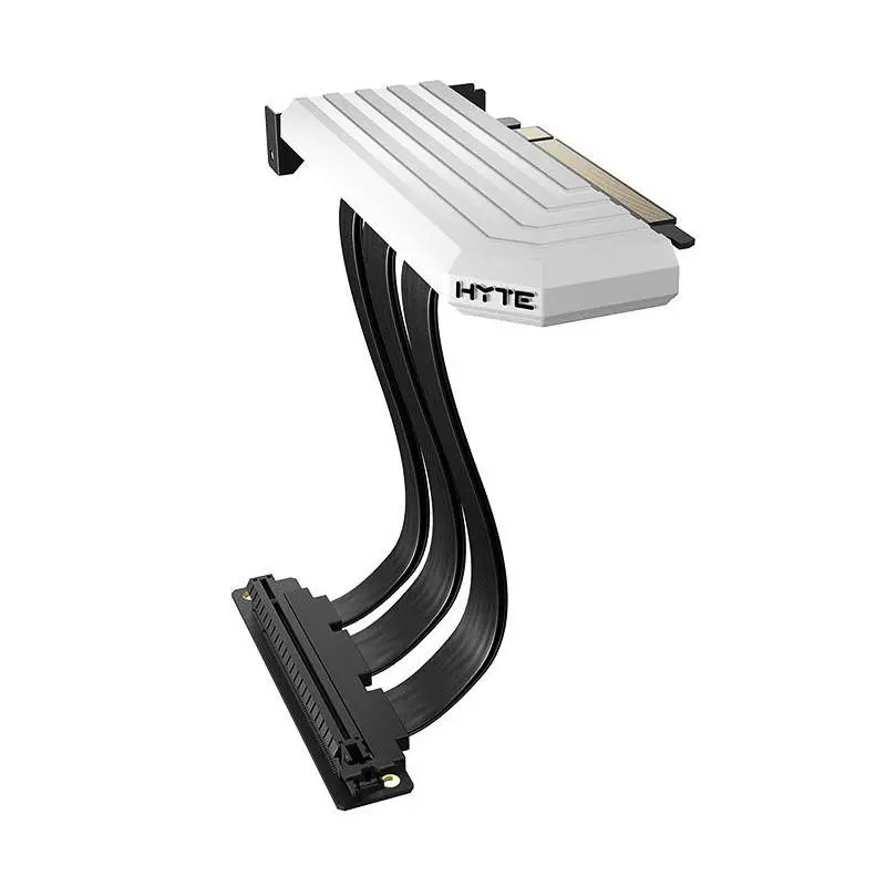 Кабел за вертикален монтаж HYTE PCI-E 4.0 x16 200mm, Бяло - image 1