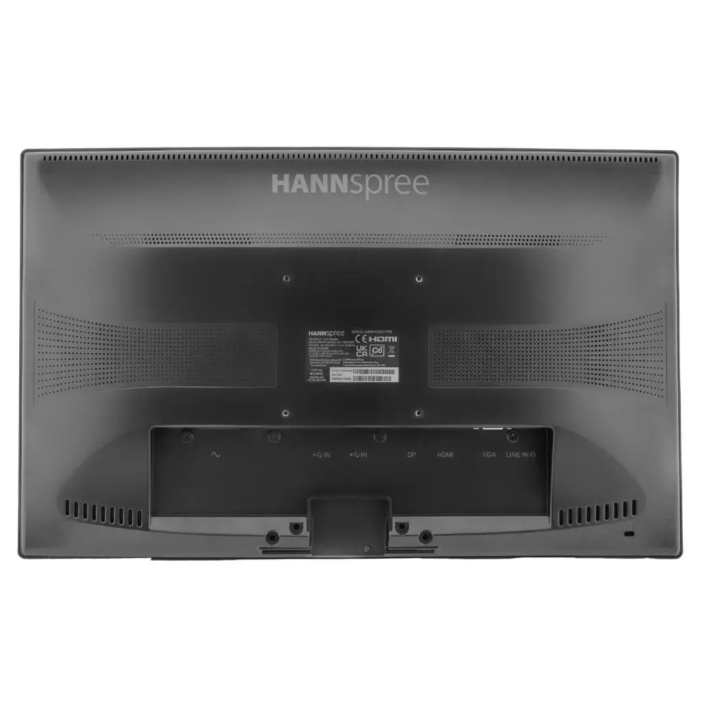 Тъч монитор HANNSPREE HT221PPB, TFT, 21.5 inch, Wide, Full HD, D-Sub, USB-C, HDMI, DP, 10 Point Touch, Черен - image 3