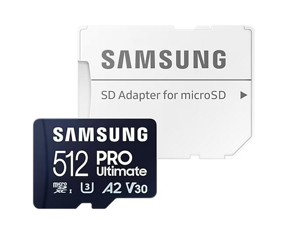 Памет, Samsung 512GB micro SD Card PRO Ultimate with Adapter , UHS-I, Read 200MB/s - Write 130MB/s, U3, V30, A2 - image 3