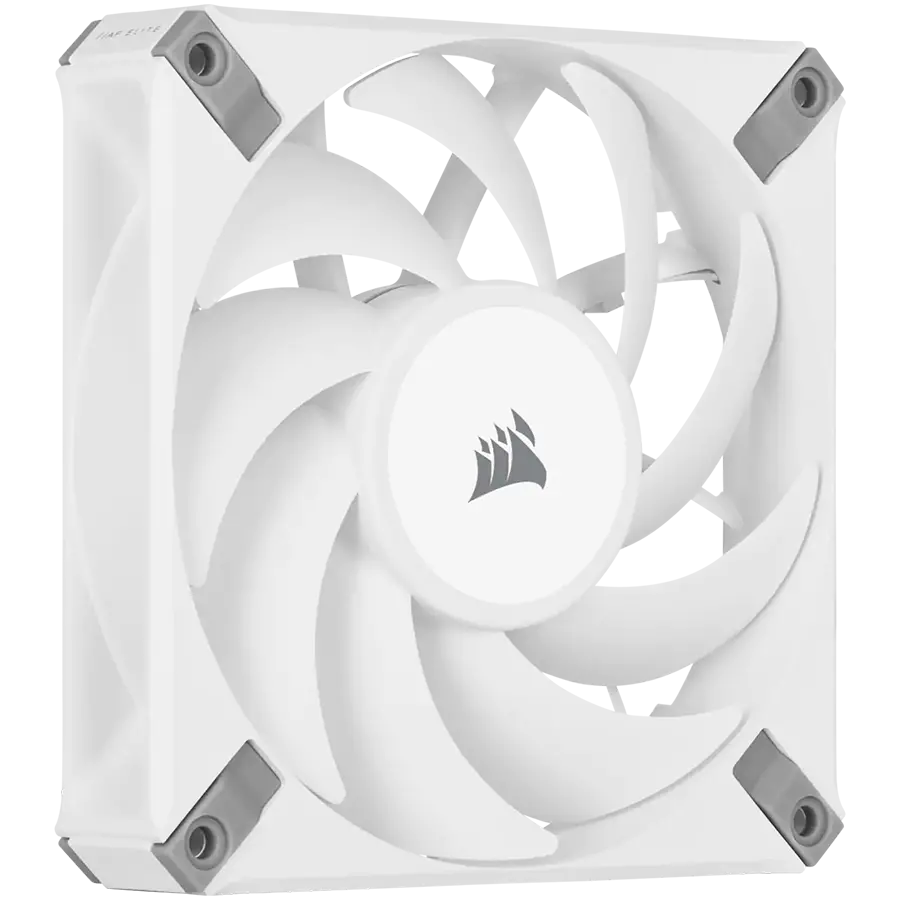 Corsair AF ELITE Series, AF120 ELITE WHITE, 120mm Fluid Dynamic Fan with AirGuide, Single Pack