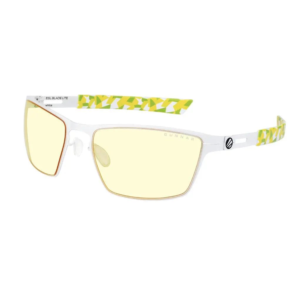 Геймърски очила GUNNAR ESL Blade Lite White, Amber Natural, Бели