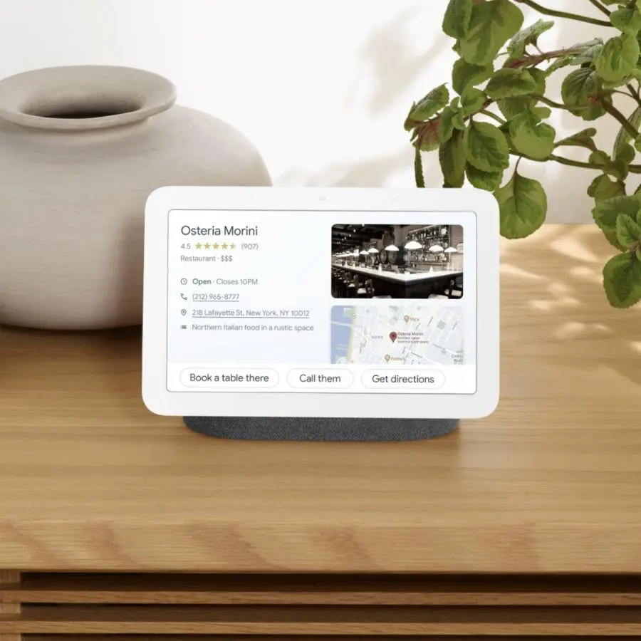 Смарт тонколона Google Nest Hub 2nd gen, Сензорен екран, Гласов асистент, Тъмно сива - image 5