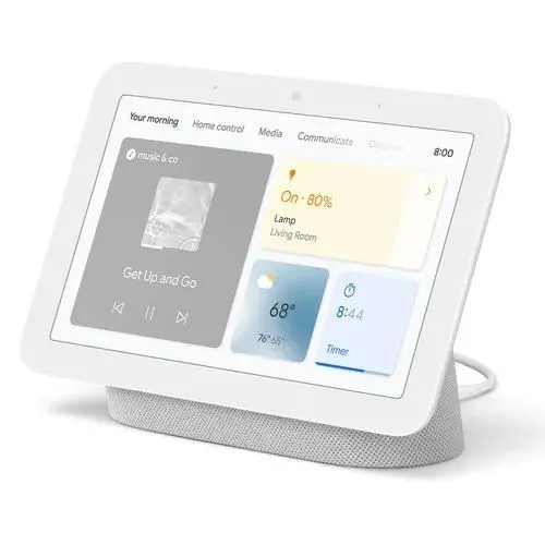 Смарт тонколона Google Nest Hub 2nd gen, Сензорен екран, Гласов асистент, Бяла - image 1