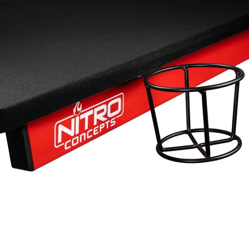 Геймърско бюро Nitro Concepts D12, Black/Red - image 6