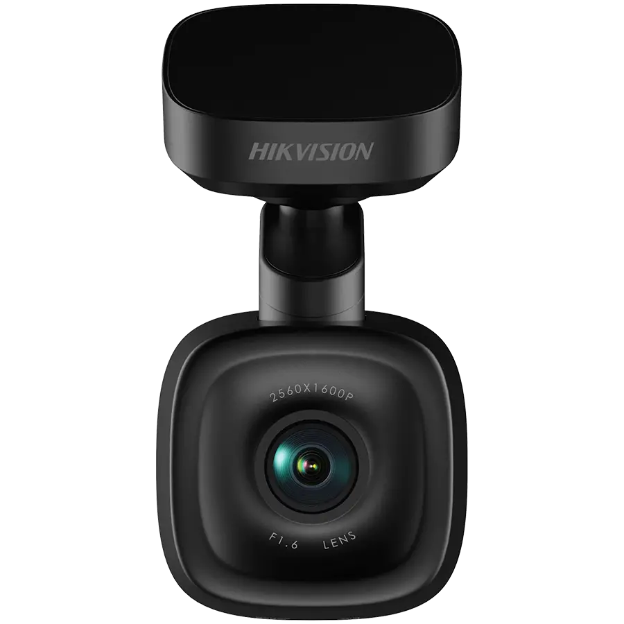 Hikvision FHD Dashcam F6 Pro, OV-05A20, 30 fps@1600P, H265, FOV 109°, GPS, ADAS supported, Voice command, micro SD up to 128 GB, built-in MIC and speaker, Wi-Fi, G-sensor, micro USB, 3.8m cable. - image 1