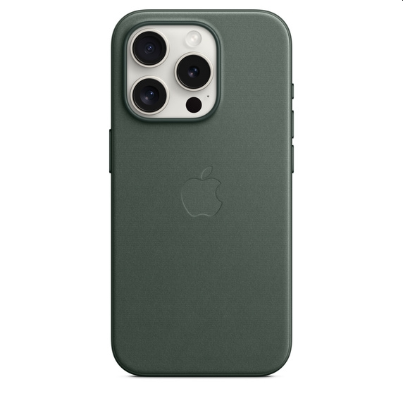 Калъф, Apple iPhone 15 Pro FineWoven Case with MagSafe - Evergreen - image 3