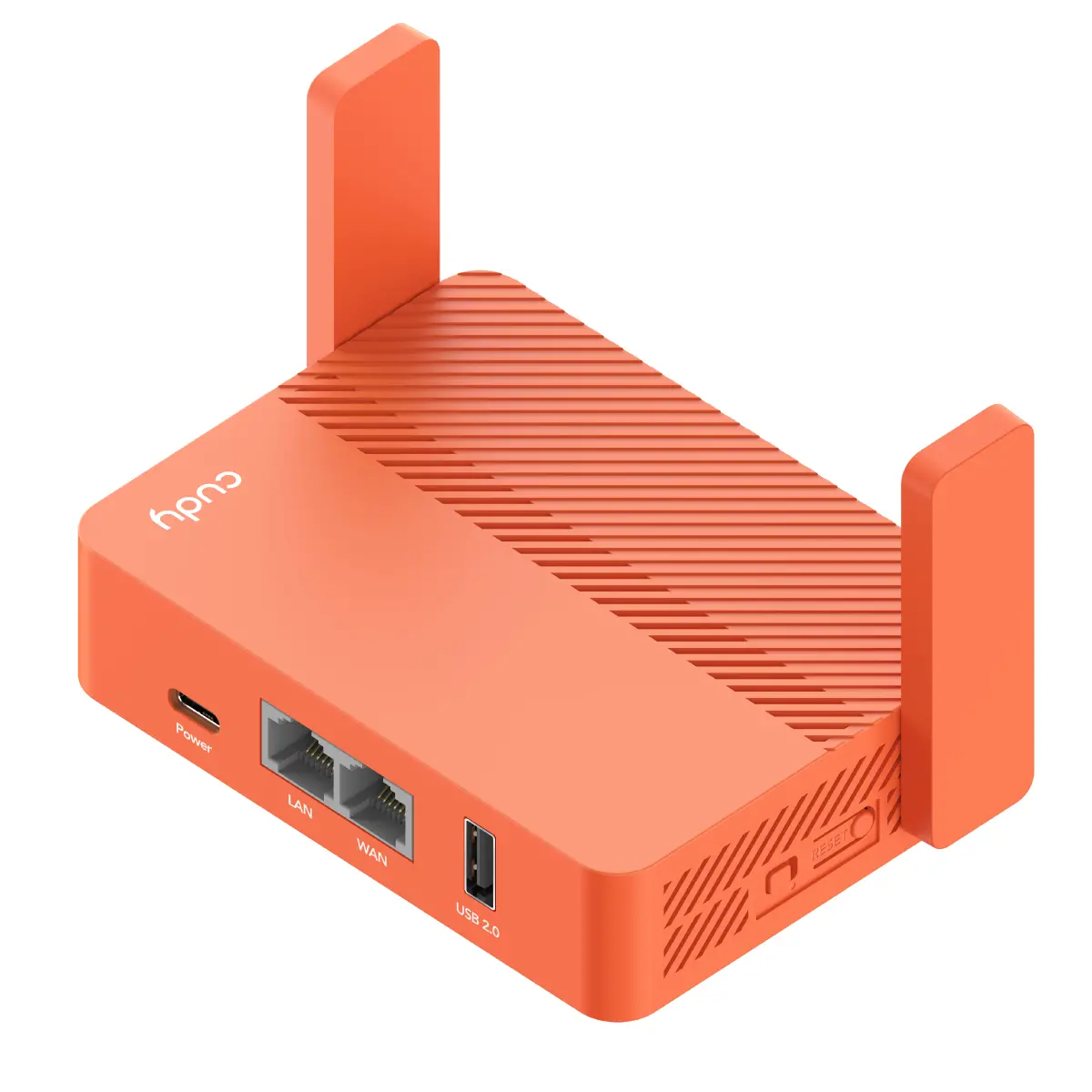 Безжичен рутер CUDY Travel TR1200, AC1200, 2 x 10/100 Mbps, USB3.0, червен - image 1