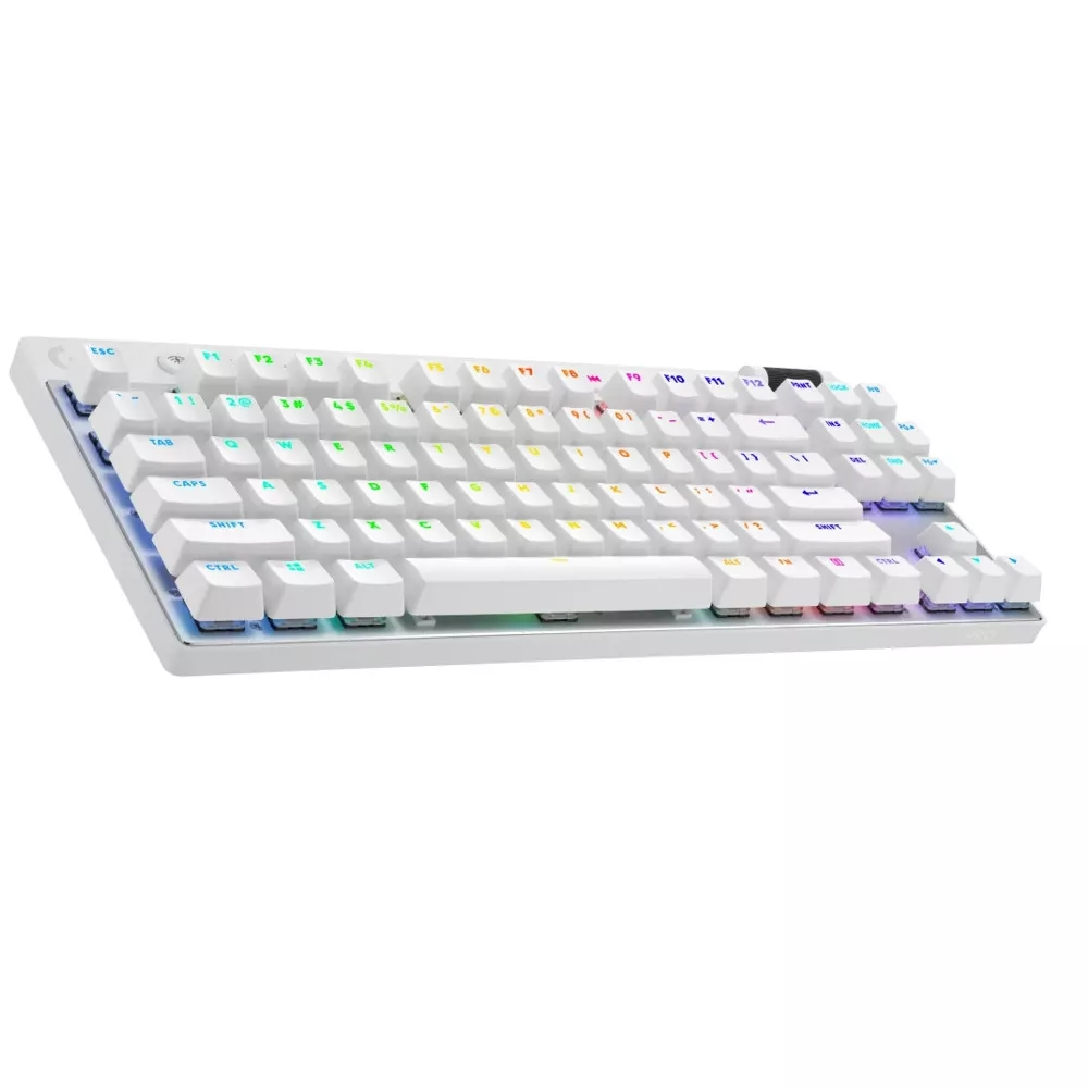 Клавиатура, Logitech G PRO X TKL LIGHTSPEED Gaming Keyboard - WHITE - US INT'L - 2.4GHZ/BT - N/A - EMEA28-935 - TACTILE