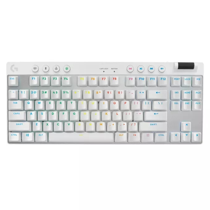 Клавиатура, Logitech G PRO X TKL LIGHTSPEED Gaming Keyboard - WHITE - US INT'L - 2.4GHZ/BT - N/A - EMEA28-935 - TACTILE - image 1