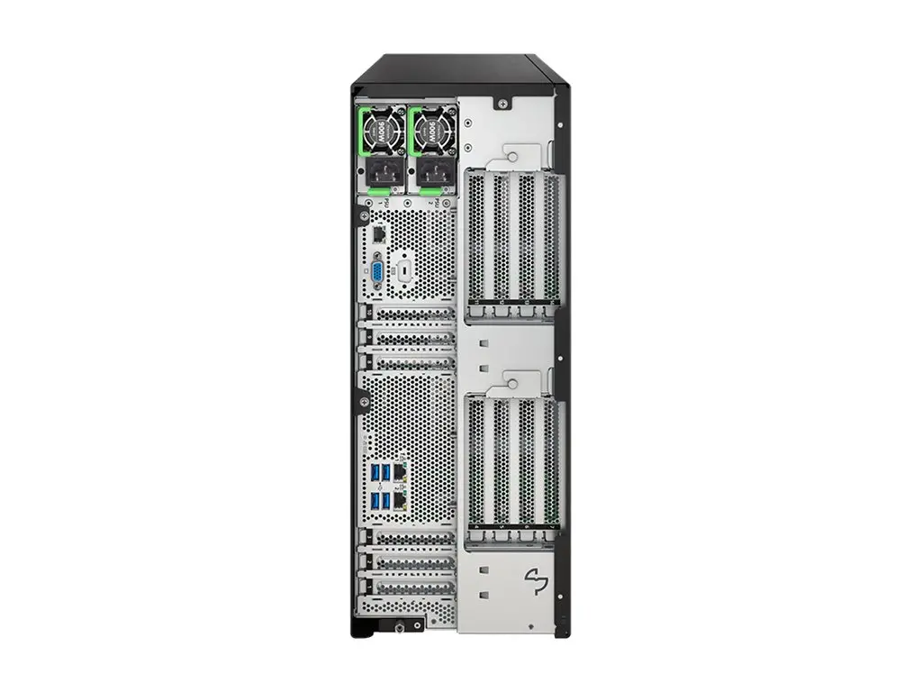 Сървър, Fujitsu PRIMERGY TX2550 M7, 1x Intel Xeon Silver 4410Y 12C 2.0 GHz, 32GB(1x32GB) 1Rx4 DDR5-4800 R ECC, NO HDD, 8x2.5" HP, 2x1GB(RJ45), ErP Lot9 conf.for 8x HDDs, iRMC Adv.pack, iRMCS6 eLCM License, No PCord, TPM 2.0 V1, Modular PSU 900W HP, FTS wide/FTS - image 3