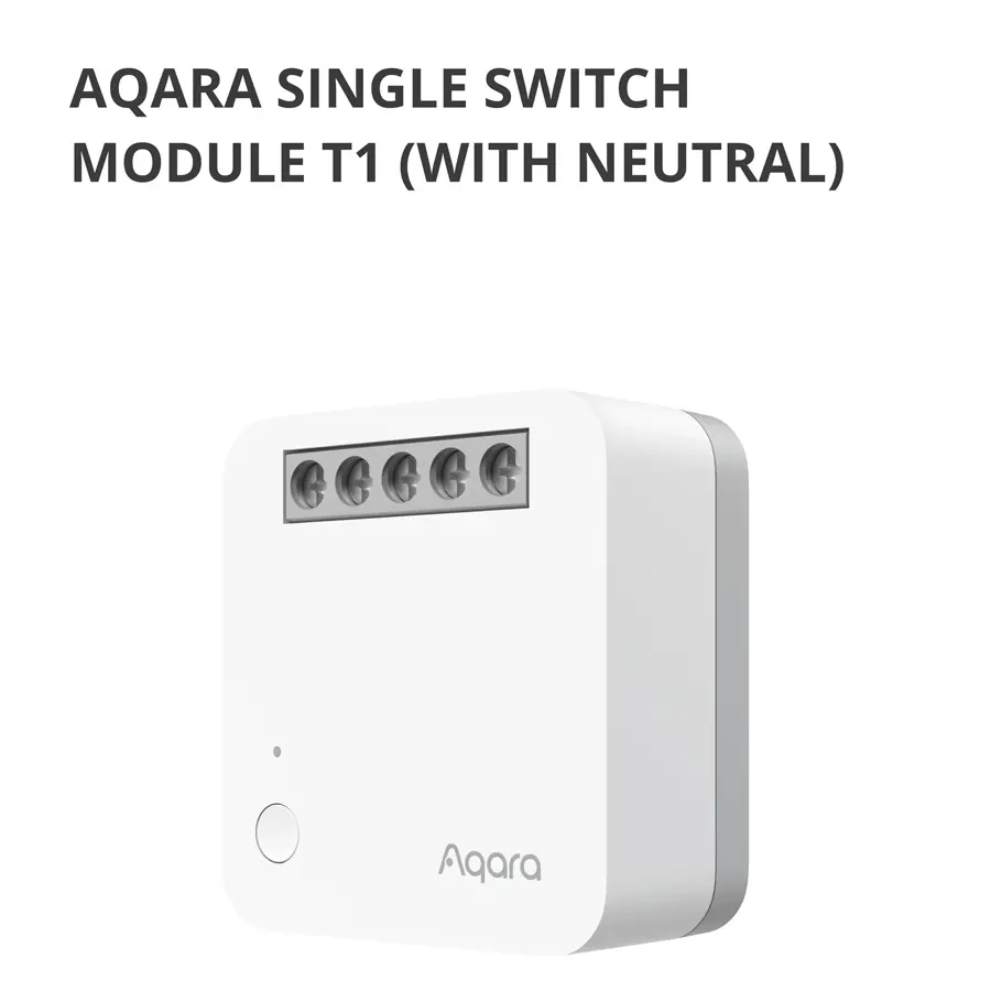 Aqara Single Switch Module T1 (With Neutral): Model No: SSM-U01; SKU: AU001GLW01 - image 4
