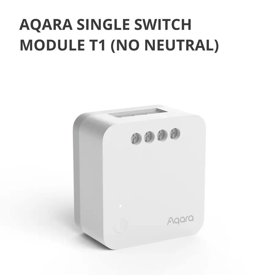 Aqara Single Switch Module T1 (No Neutral): Model No: SSM-U02; SKU: AU002GLW01 - image 5