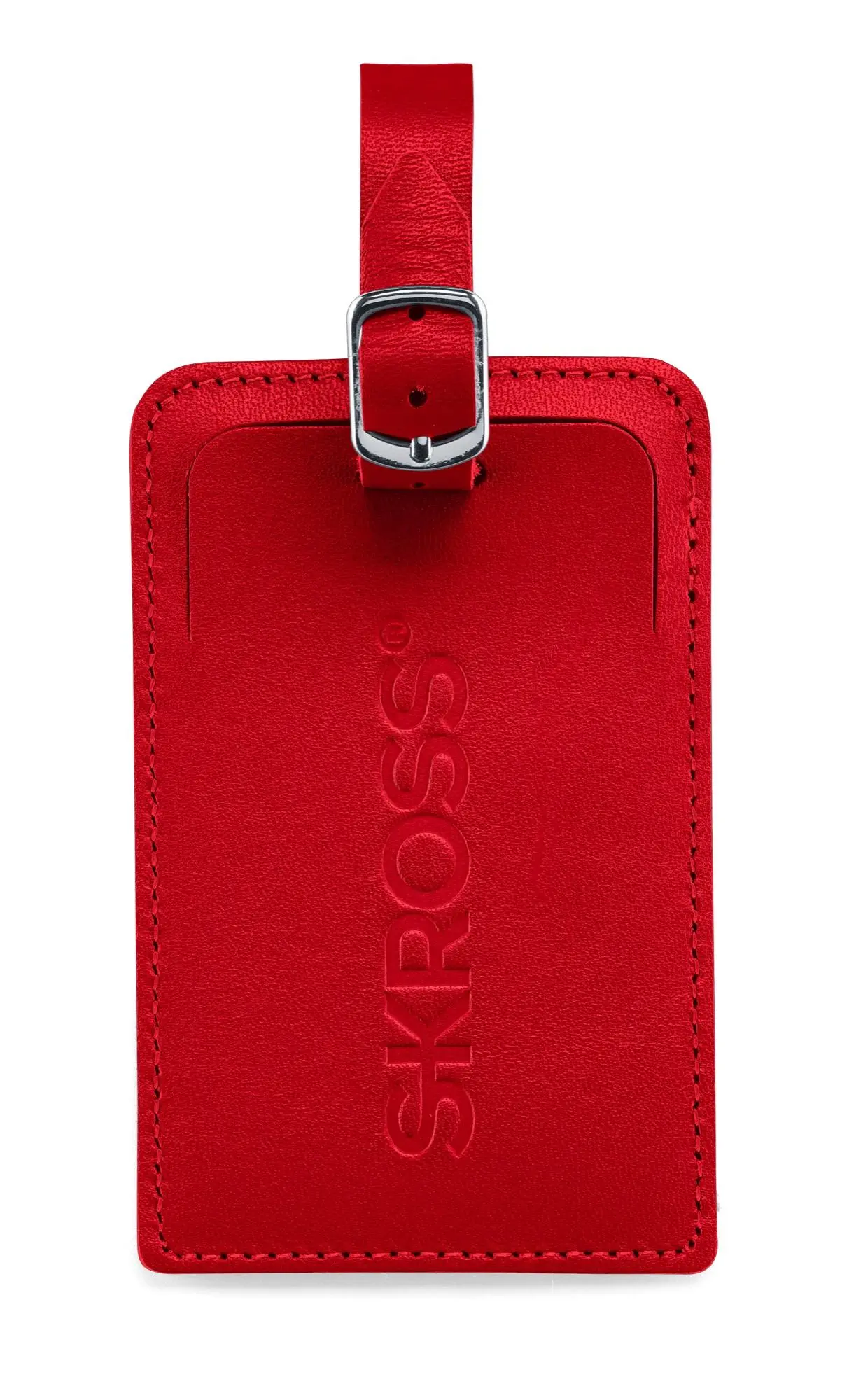 Етикетник за багаж Skross Luggage Tags, Карта за контакт, Червен - image 1