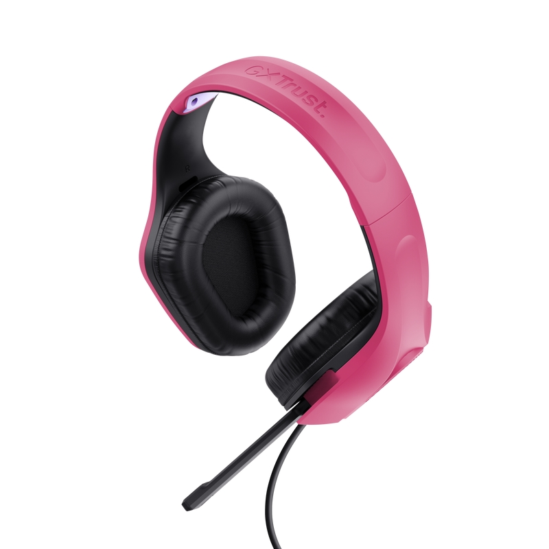 Слушалки, TRUST GXT415 Zirox Headset Pink - image 1