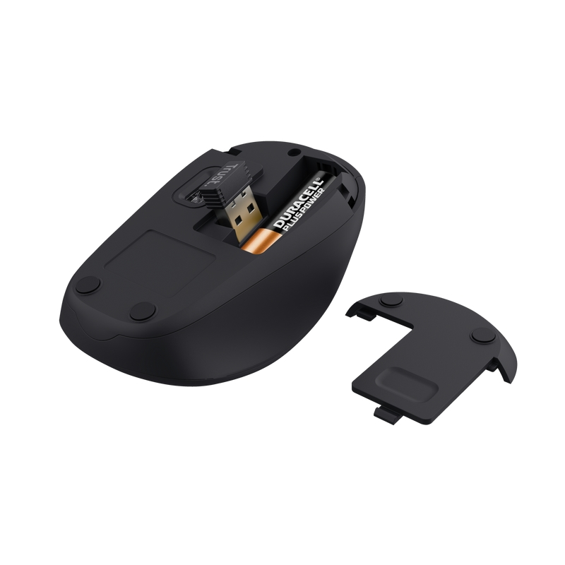 Мишка, TRUST YVI+ Wireless Mouse Eco Black - image 3