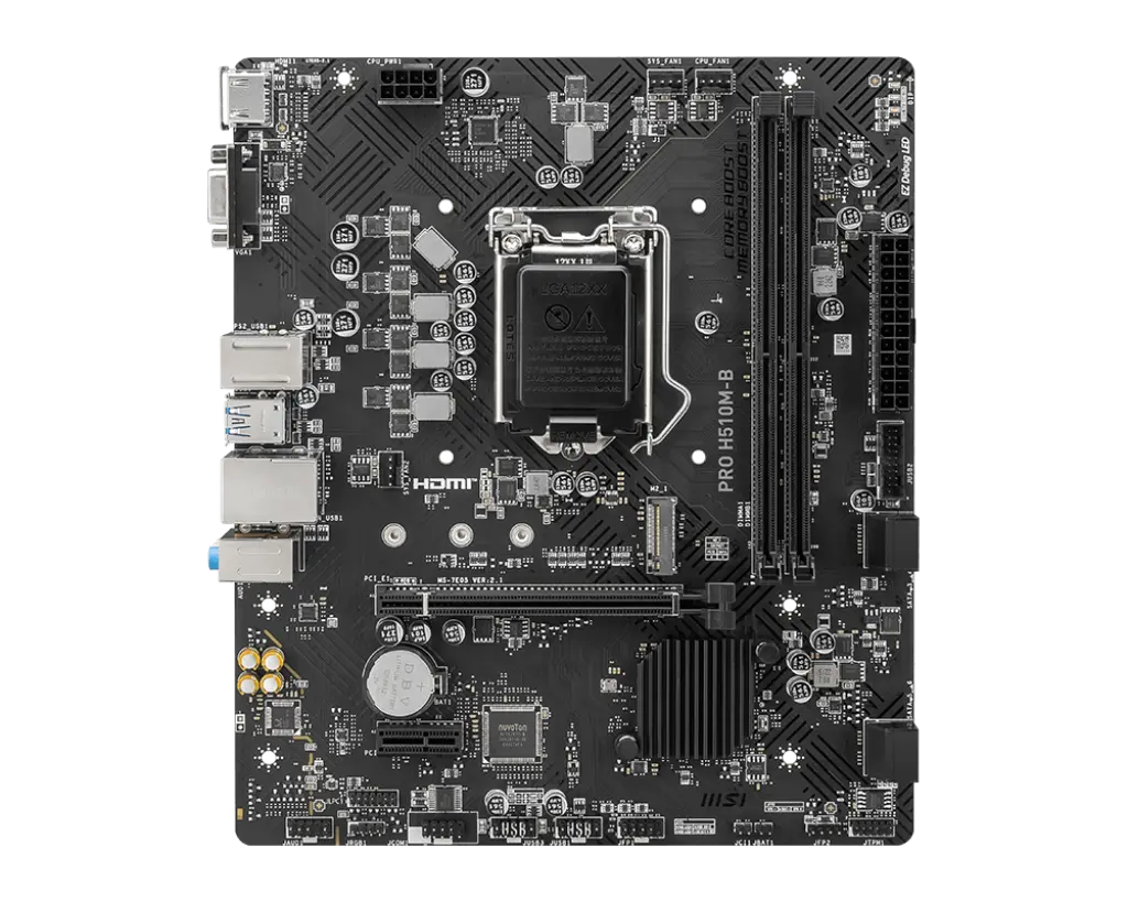 Дънна платка, MSI PRO H510M-B - image 1