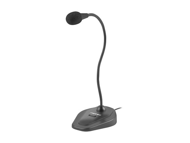 Микрофон, Natec microphone giraffe 2 black - image 1